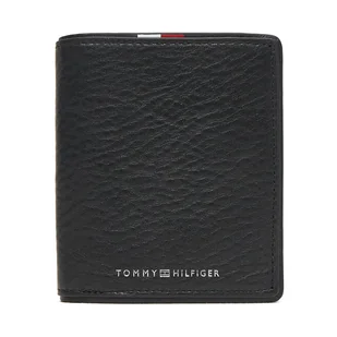 Duży Portfel Męski Tommy Hilfiger Th Corp Trifold AM0AM13742 Czarny - Portfele - miniaturka - grafika 1