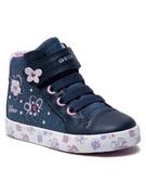 Buty dla dziewczynek - Geox Sneakersy B Kilwi G. C B15D5C 0EWBC C4BE8 M Granatowy - miniaturka - grafika 1
