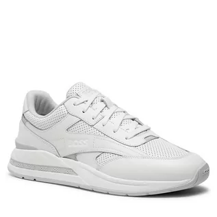 Półbuty męskie - Sneakersy Boss Kurt 50502902 10250121 01 White 100 - grafika 1