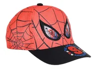 Czapki damskie - Czerwona czapka z daszkiem dla chłopca Marvel Spider-Man rozmiar 52 cm - miniaturka - grafika 1