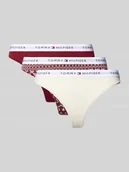 Majtki damskie - Stringi z mieszanki bawełny w zestawie 3 szt. - miniaturka - grafika 1