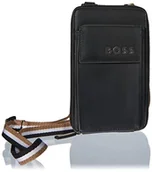 Torby męskie - Boss Men's Byron S Phone Case, Black1, One Size, czarny (Black1), jeden rozmiar - miniaturka - grafika 1