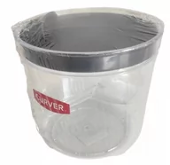 Pojemniki kuchenne - Curver Pojemnik kuchenny na żywność OKRĄGŁY Z ŁYŻECZKĄ 1 l - miniaturka - grafika 1