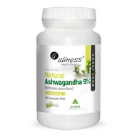 Układ nerwowy - Natural Ashwaganda 560 mg Aliness - 100 kaps. VEGE - miniaturka - grafika 1