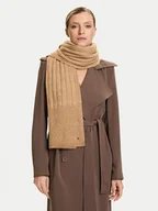 Apaszki i szaliki damskie - Tommy Hilfiger Szalik Flag Fluffy AW0AW17787 Beżowy - miniaturka - grafika 1