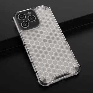 Honeycomb etui iPhone 14 Pro pancerny hybrydowy pokrowiec przezroczyste - Etui i futerały do telefonów - miniaturka - grafika 19