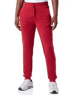 Spodenki męskie - bugatti Męskie spodnie 8250-25070, luźne, czerwone, standardowe - grafika 1