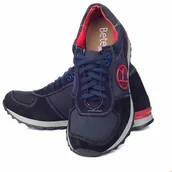 Sneakersy męskie - Męskie buty podwyższające CAMPO + 7 CM - miniaturka - grafika 1