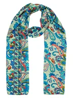 Apaszki i szaliki damskie - Ipanima Szal w kolorze niebiesko-zielonym - 180 x 100 cm - miniaturka - grafika 1