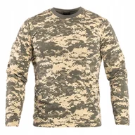 Koszulki męskie - Koszulka z długim rękawem bluzka sportowa Mil-Tec Longsleeve At-Digital M - miniaturka - grafika 1