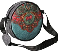 Torebki damskie - Sunlovers, Torba filcowa Twist, Krakowiak, 20x20x6 cm - miniaturka - grafika 1