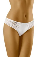 Majtki damskie - Wol-Bar Eco-Tu biały M Majtki figi - miniaturka - grafika 1