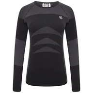 Koszulki sportowe damskie - Damska koszulka Dare 2b In The Zone III Long Sleeve Tee Rozmiar: M / Kolor: czarny - miniaturka - grafika 1