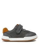 Buty dla chłopców - Clarks Sneakersy Fawn Family 261751286 Szary - miniaturka - grafika 1