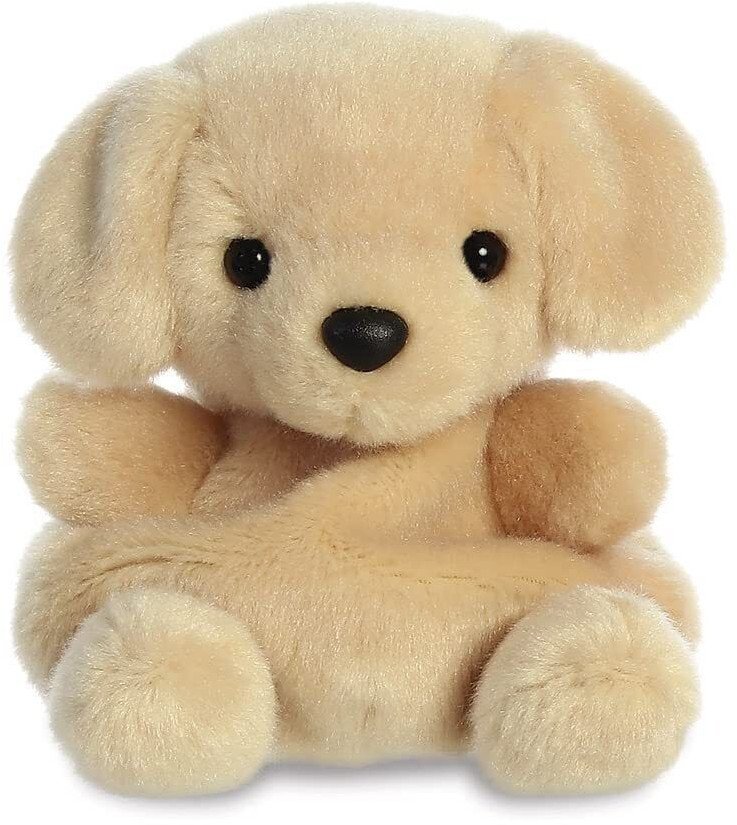 AURORA Palm Pals plush toy, Sunny the Labrador, 12 cm