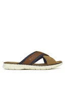 Klapki i japonki męskie - Bugatti Klapki 315-A3286-1469-6363 Brązowy - miniaturka - grafika 1