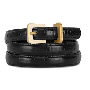 Pasek damski Gino Rossi BLYL24003-2 CR - Paski - miniaturka - grafika 1