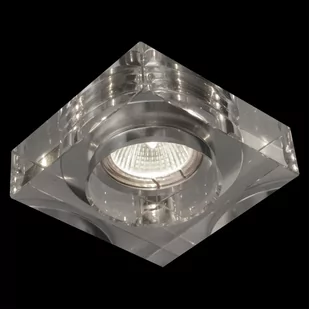 Luxera Downlight 71013 przeźroczyste szkło 1xGU10/50W - Oprawy, klosze i abażury - miniaturka - grafika 1