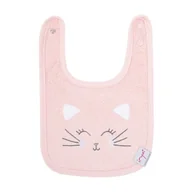 Śliniaki i fartuszki - Różowy bawełniany śliniak Kitty – Mijolnir - miniaturka - grafika 1