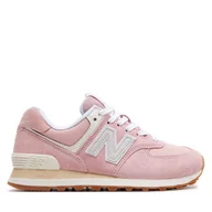 Sneakersy damskie - Sneakersy New Balance WL574QE2 Różowy - miniaturka - grafika 1