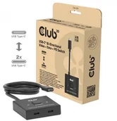 Huby USB - Club 3D Club3D Switch, USB-C na 2xUSB-C Oboustranný 2v1, 8K60Hz, 4K120Hz, PD 100W - miniaturka - grafika 1