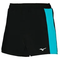 Spodenki męskie - Spodenki męskie Mizuno Alpha 5.5 Short Black/Algiers Blue M - miniaturka - grafika 1