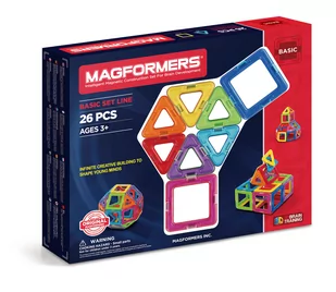 Magformers Klocki magnetyczne 26 elementów - Klocki - miniaturka - grafika 1
