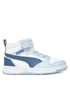 Buty dla chłopców - Puma Sneakersy Rebound V6 Mid Ac+ Ps 393832 32 Biały - miniaturka - grafika 1