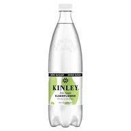 Napoje gazowane - Kinley Elderflower Napój gazowany 1 l - miniaturka - grafika 1