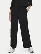 Spodnie damskie - JDY Spodnie materiałowe Divya 15271184 Czarny Regular Fit - miniaturka - grafika 1
