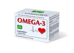 GAL Galomega Omega-3 300 kapsułek Długi termin ważności! 6794432 - Serce i układ krążenia - miniaturka - grafika 1