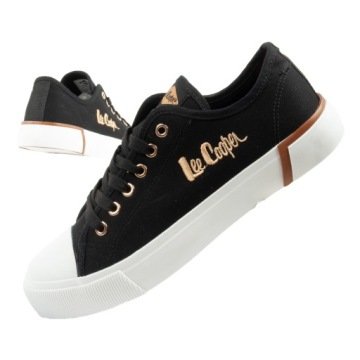 Buty sportowe damskie trampki Lee Cooper r.40 z tkaniny stylowe czarne