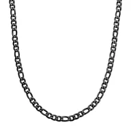 Łańcuchy męskie - True Rebels Łańcuszek Stal nierdzewna Czarny Biżuteria męska 1 ct Męskie - miniaturka - grafika 1