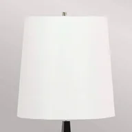 Lampy stojące - Elstead Lampa stojąca Ascent, czarna, biały klosz - miniaturka - grafika 1