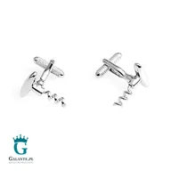 Spinki do mankietów i krawatów - Onyx-Art Spinki do mankietów Korkociąg GMC50 GMC-50/280 - miniaturka - grafika 1