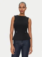 Bluzki damskie - Guess Bluzka W5GP54 KCBO2 Czarny Regular Fit - miniaturka - grafika 1