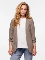 Marynarki i żakiety damskie - Pieces Marynarka Bosella 17126850 Beżowy Regular Fit - miniaturka - grafika 1