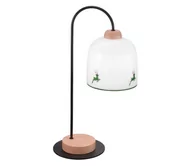 Lampy stojące - Kolarz A1352.71.G.100 - Lampa stołowa NONNA 1xE27/60W/230V jeleń dąb/biała/zielona - miniaturka - grafika 1