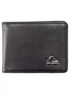Portfele - Quiksilver Męski Slim Rays akcesoria podróżne Bi-Fold portfel, czarny, L, czarny, l - miniaturka - grafika 1