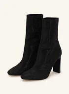 Botki damskie - Aldo Botki Faelora Z Ozdobnymi Kamykami schwarz - miniaturka - grafika 1