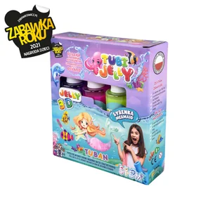 Tuban Tubi Jelly 3 kolory. Syrenka - Bańki mydlane - miniaturka - grafika 2