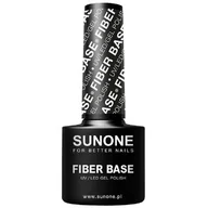 Lakiery hybrydowe - Sunone Fiber Base Hybrydowa Baza Fibrowa 5ml - miniaturka - grafika 1