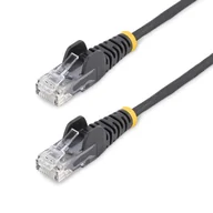 Kable miedziane - StarTech N6PAT15MBKS kabel sieciowy Czarny 15 m Cat6 U/UTP (UTP) - miniaturka - grafika 1
