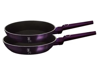 Berlinger Haus Patelnia zestaw Purple eclipse collection Tytanowa 26 22cm 2szt BH-6789 Kinghoff - Zestawy garnków i patelni - miniaturka - grafika 8