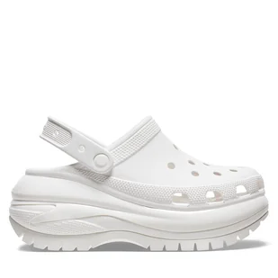 Klapki Crocs Classic Mega Crush Clog 207988 Biały - Klapki i japonki damskie - miniaturka - grafika 1