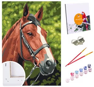 Zestaw do malowania po numerach dla dzieci, 20x30 cm, Koń - Malowanie po numerach - miniaturka - grafika 1