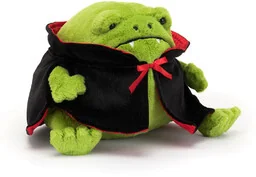 MASKOTKA JELLYCAT Żaba Ricky Rain Wampir - 18 cm - Maskotki i pluszaki - miniaturka - grafika 1