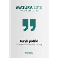 Podręczniki dla liceum - Język polski Matura 2018 LO kl. 1-3 Vademecum / zakres podstawowy i rozszerzony  - Donata Dominik-Stawicka - miniaturka - grafika 1