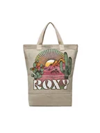 Plecaki - Roxy Plecak Drink The Wave ERJBP04876 Beżowy - miniaturka - grafika 1