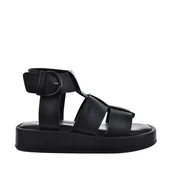 Sandały damskie - BIG STAR NN274071 damskie sandały czarne - miniaturka - grafika 1